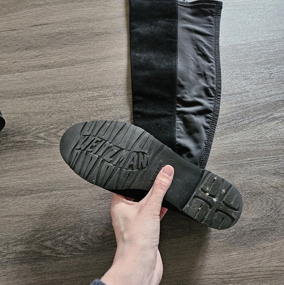 Stuart Weitzman for Russell & Bromley Black Suede Over the Knee Boots Size 36 - Picture 4 of 7